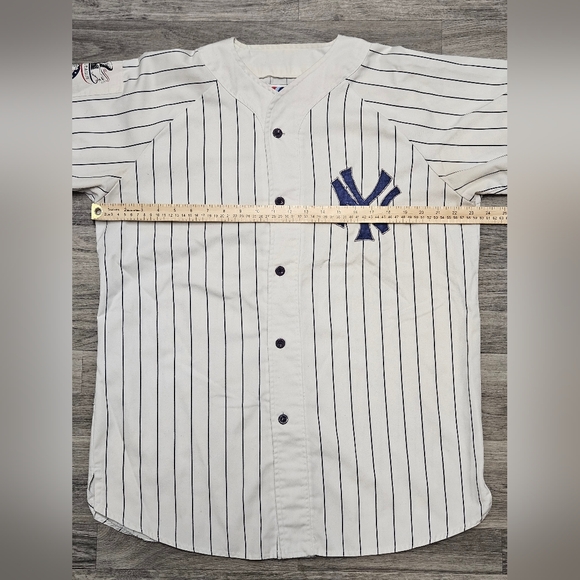 Vintage MLB New York Yankees Home Baseball American league Starter Jersey XL 90s - Picture 8 of 12